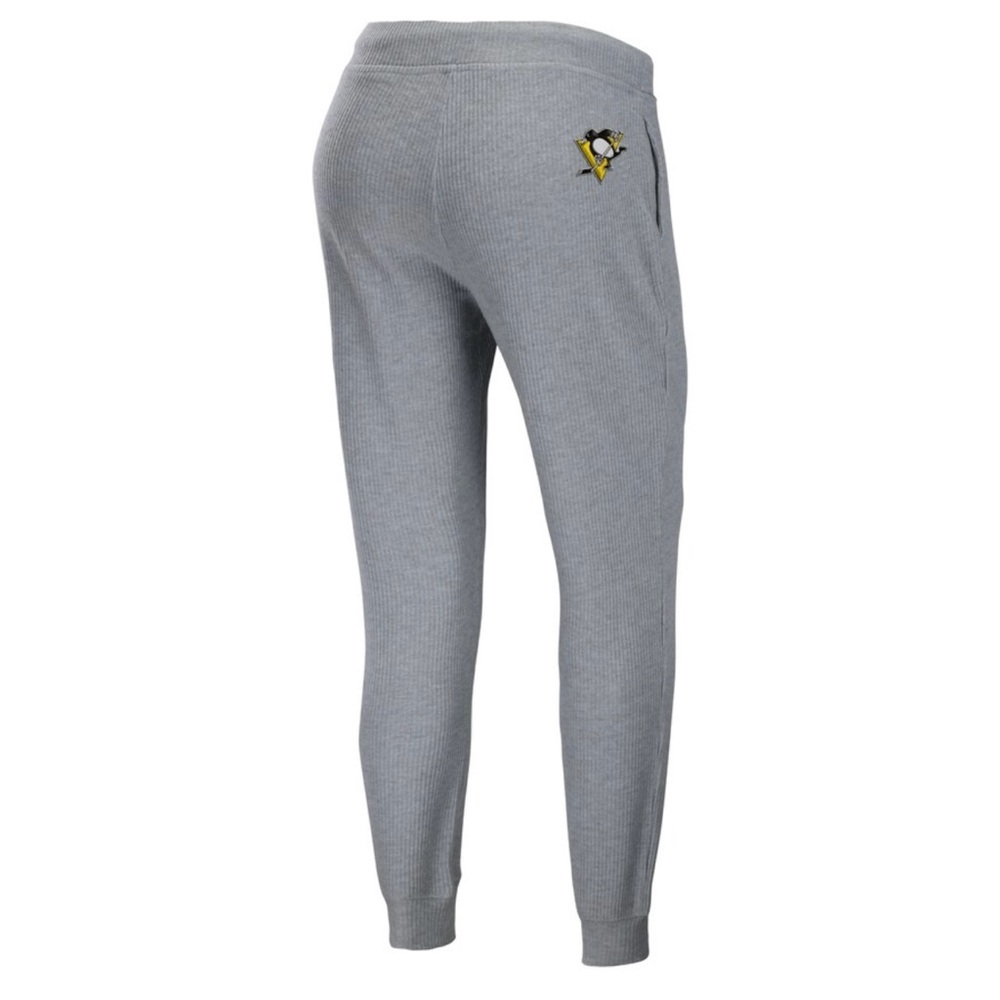 Pittsburgh Penguins WEAR by Erin Andrews
Women's Logo Pants - Heather Gray.
